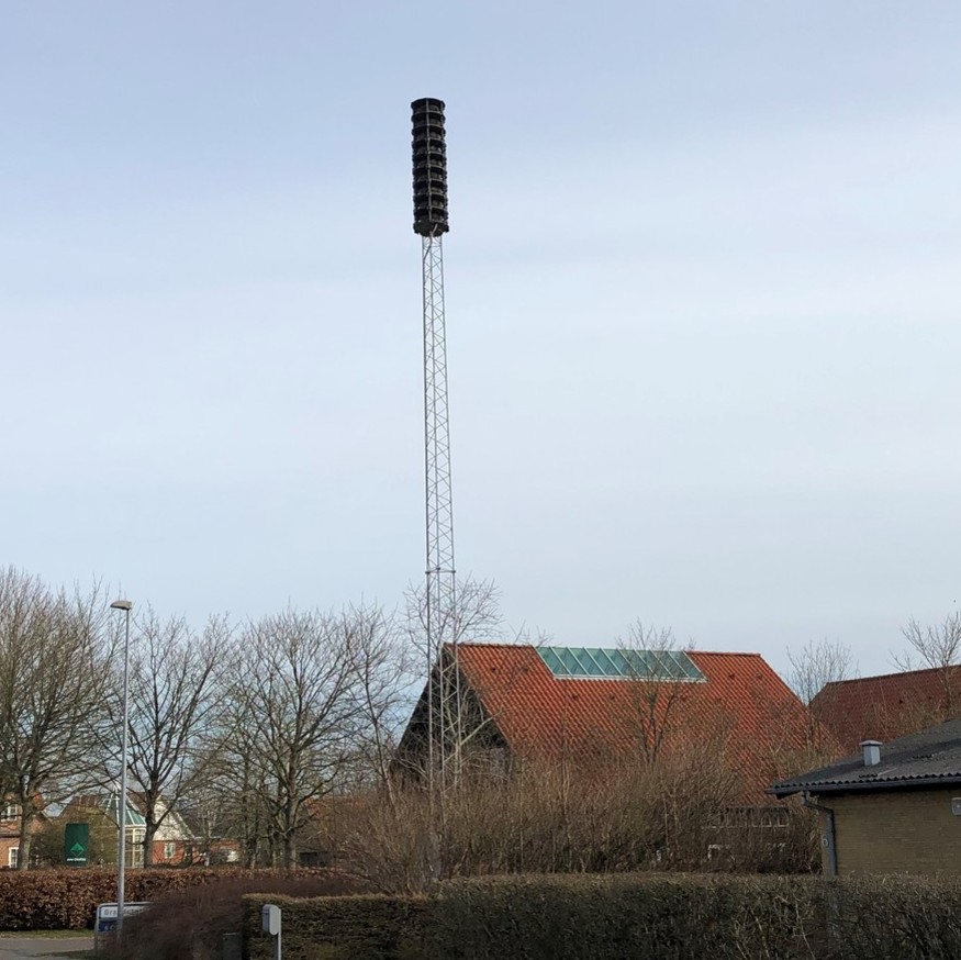Siren Tower Installation in Skjern, Denmark